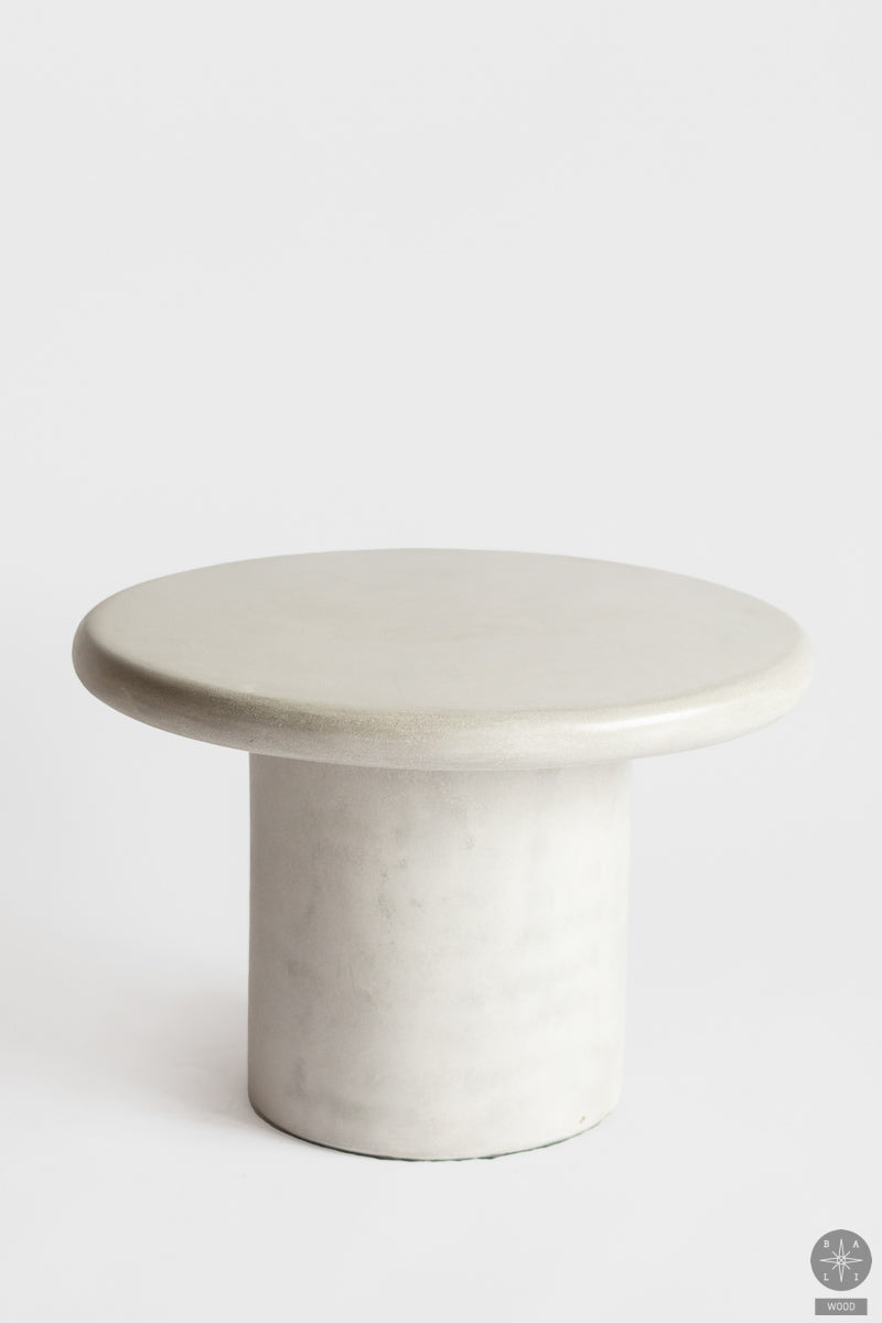 Concrete coffee table