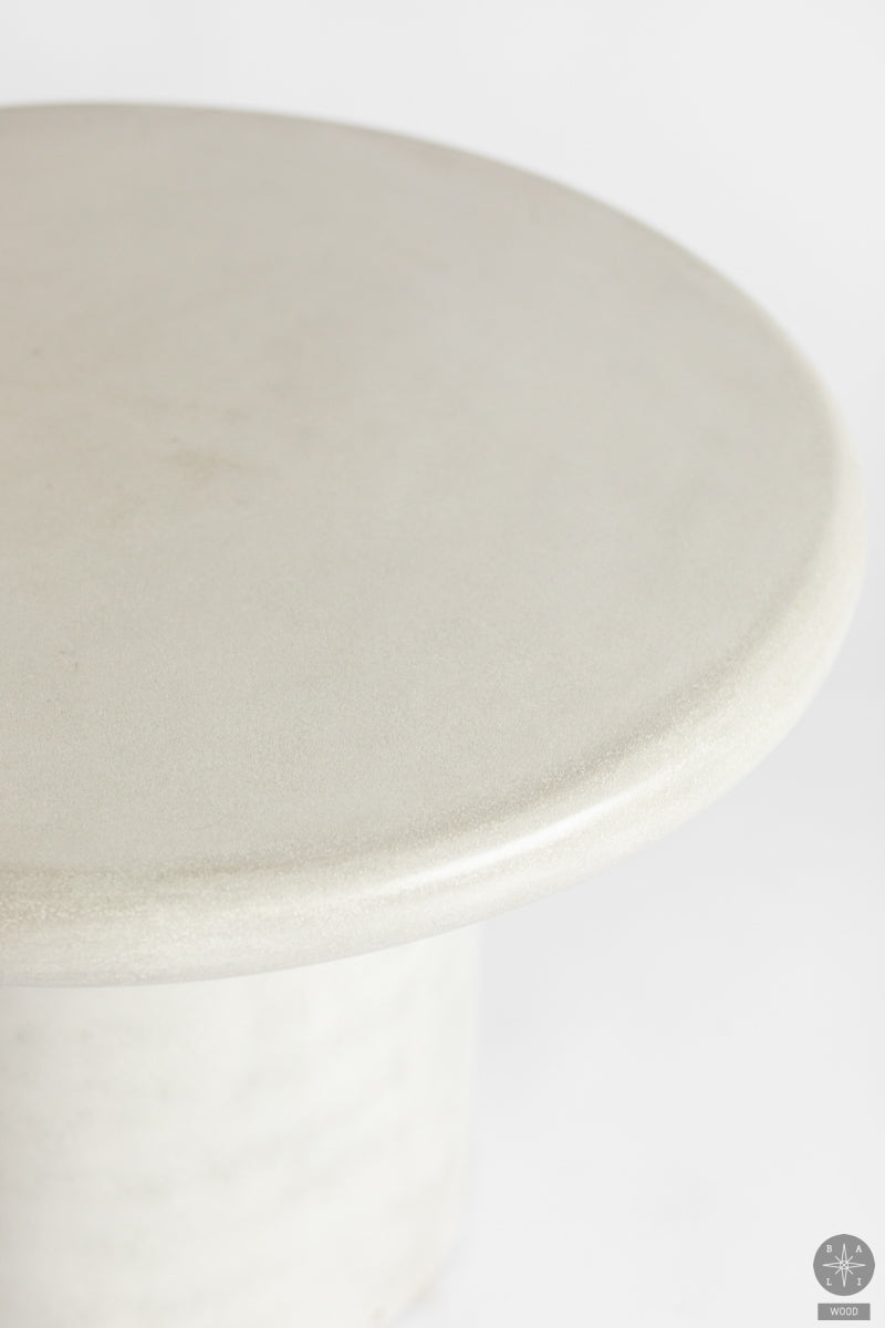 Concrete coffee table