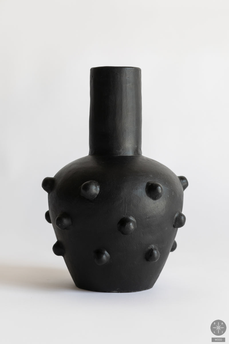 Decorative terracotta vase