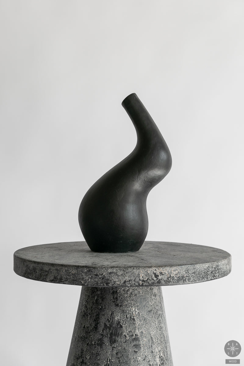 Decorative terracotta vase