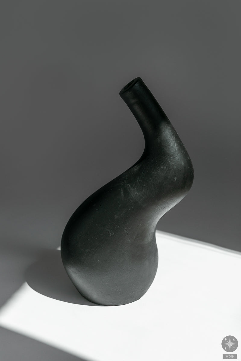 Decorative terracotta vase