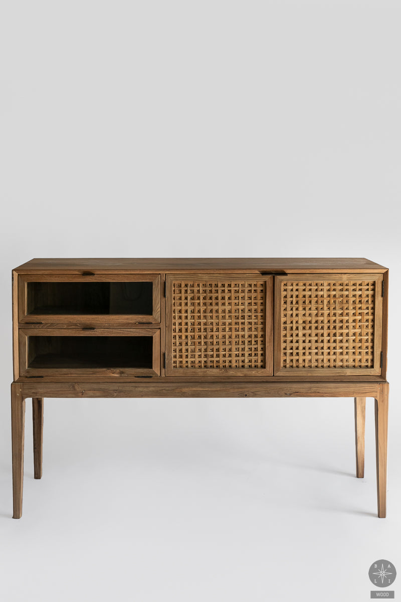 Teak wood chest of drawers