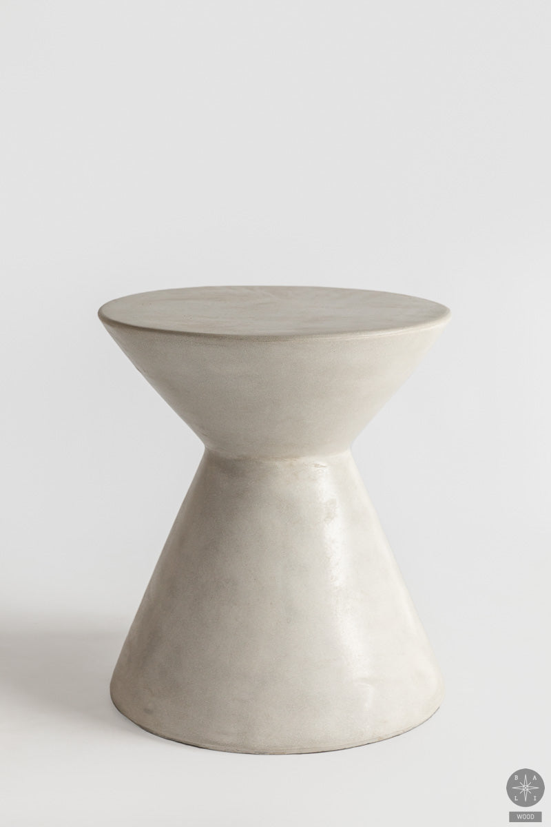 Concrete side table