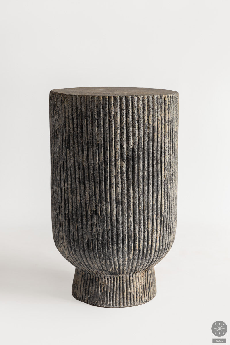 Glazed concrete table