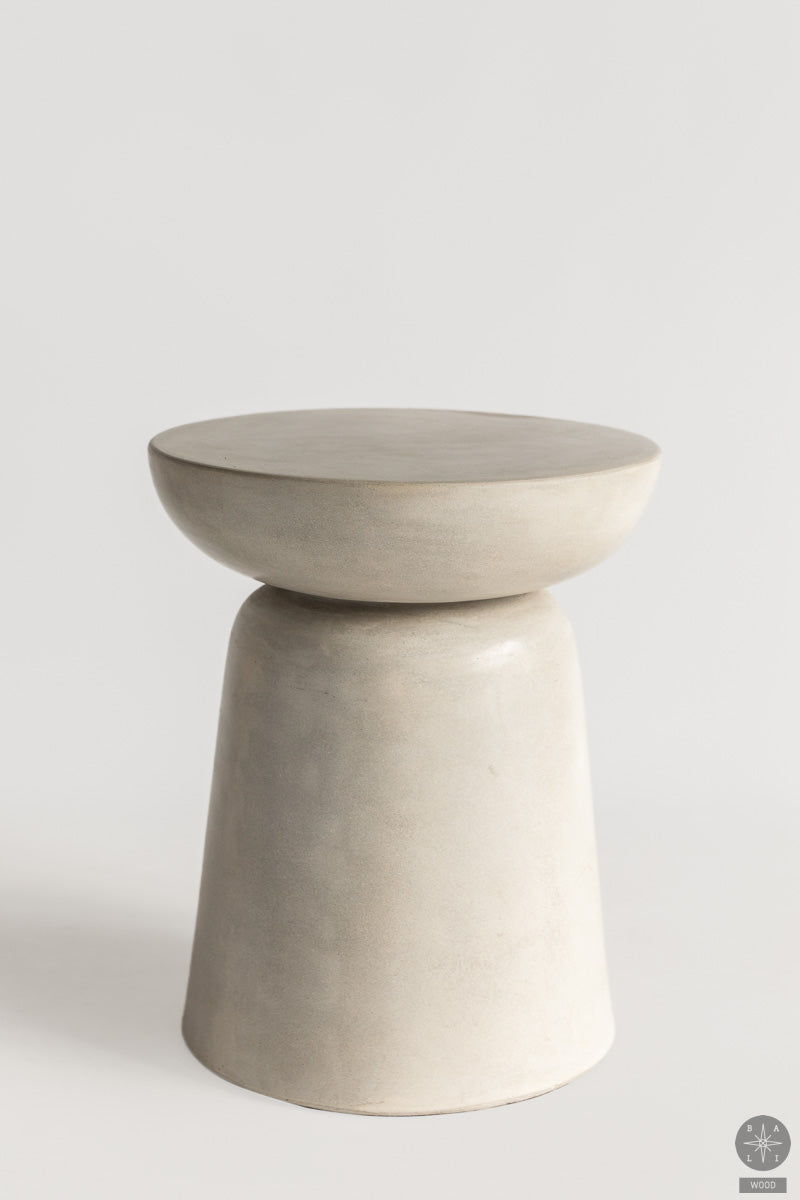 Concrete side table