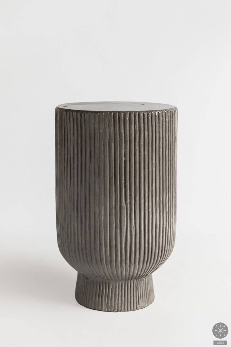 Glazed concrete table