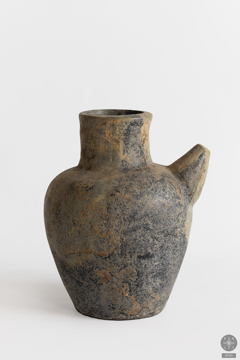 Decorative terracotta vase