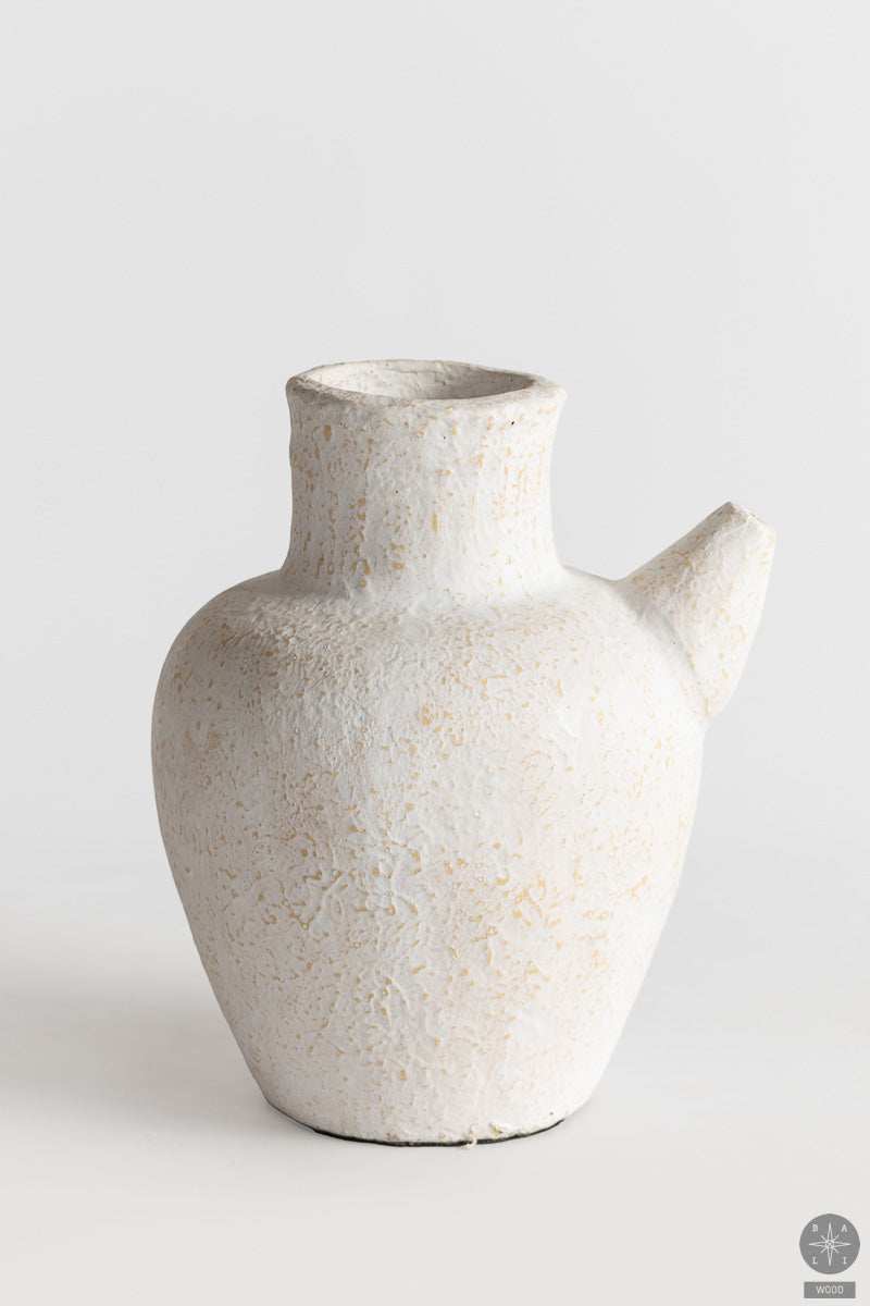 Decorative terracotta vase