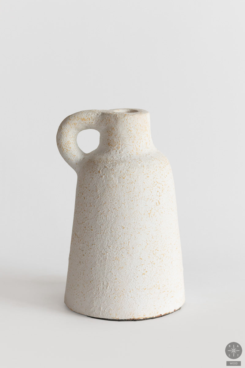 Decorative terracotta vase