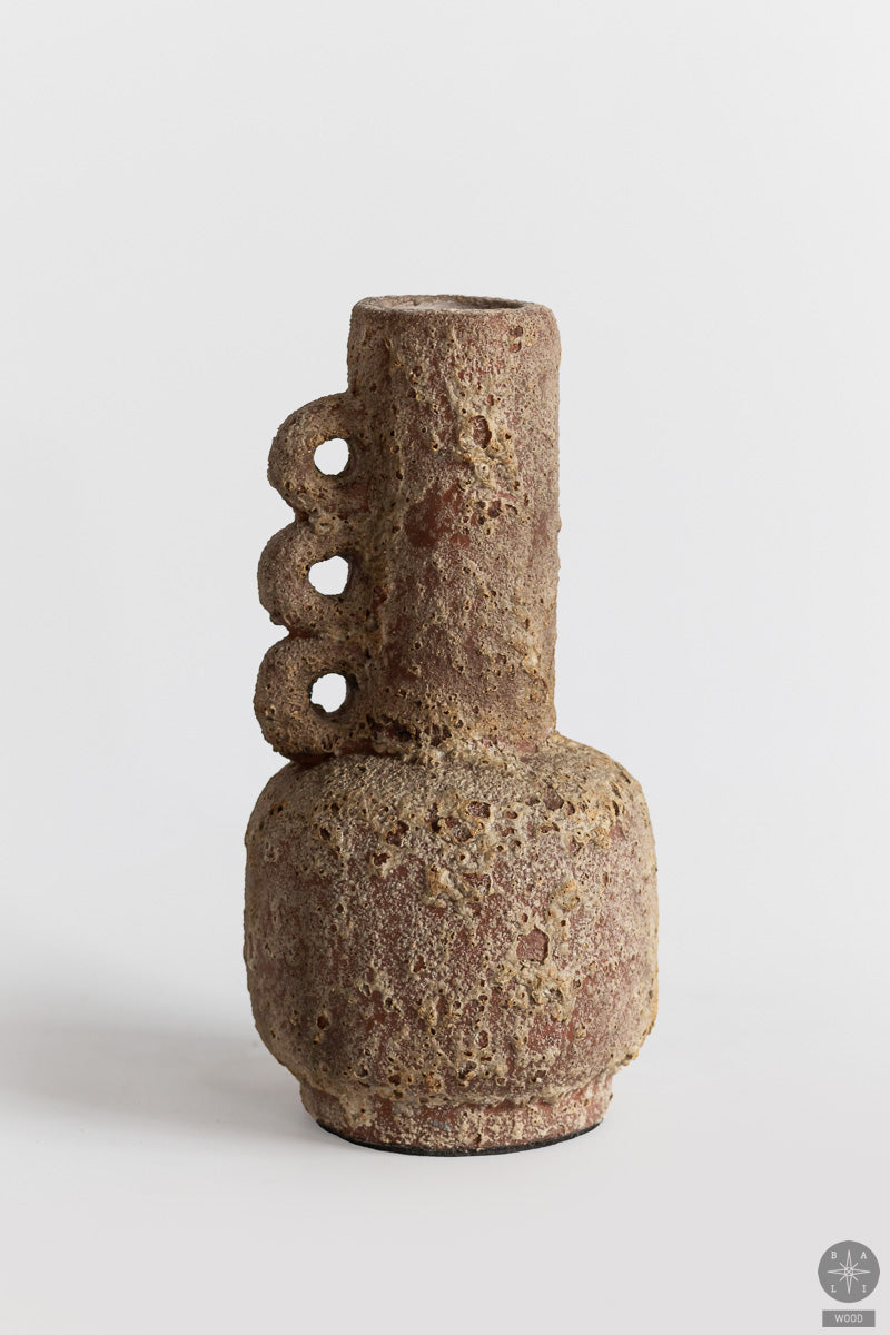 Decorative terracotta vase