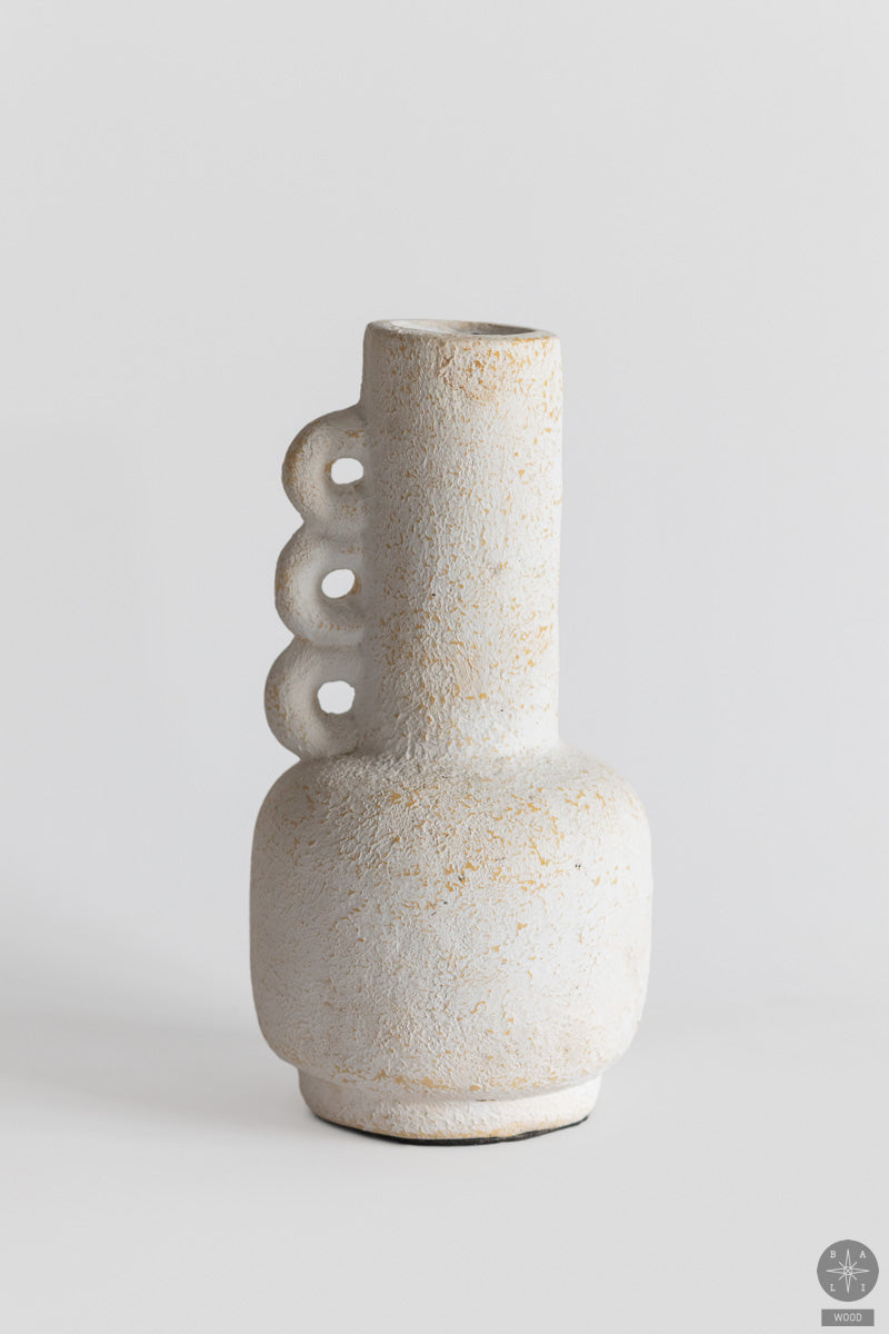 Decorative terracotta vase