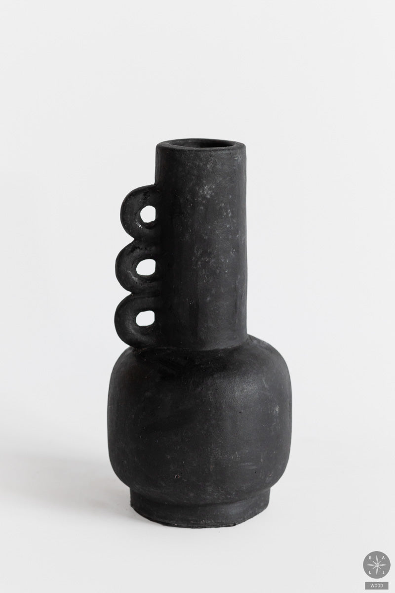 Decorative terracotta vase