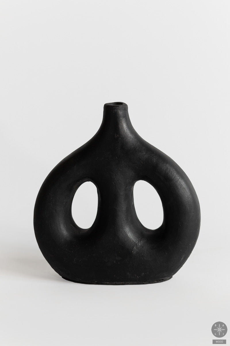 Decorative terracotta vase