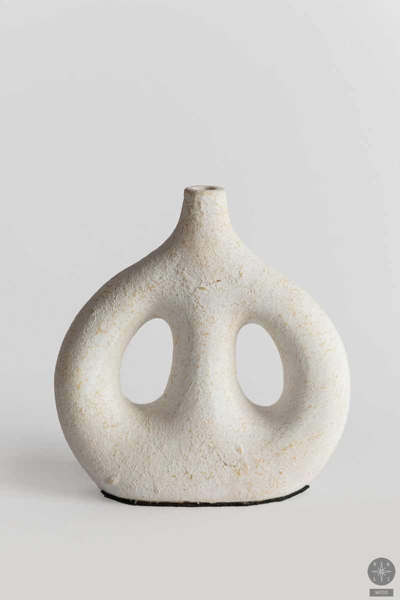 Decorative terracotta vase