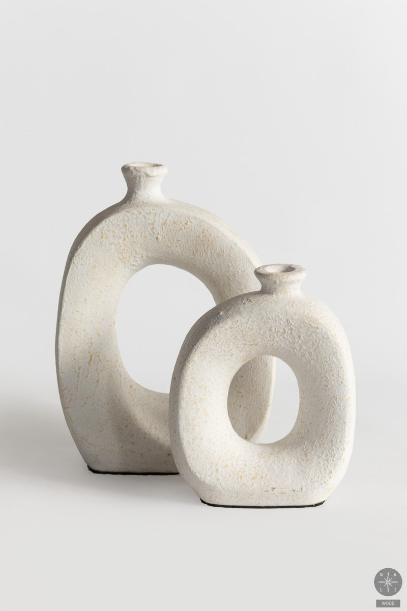 Decorative terracotta vase