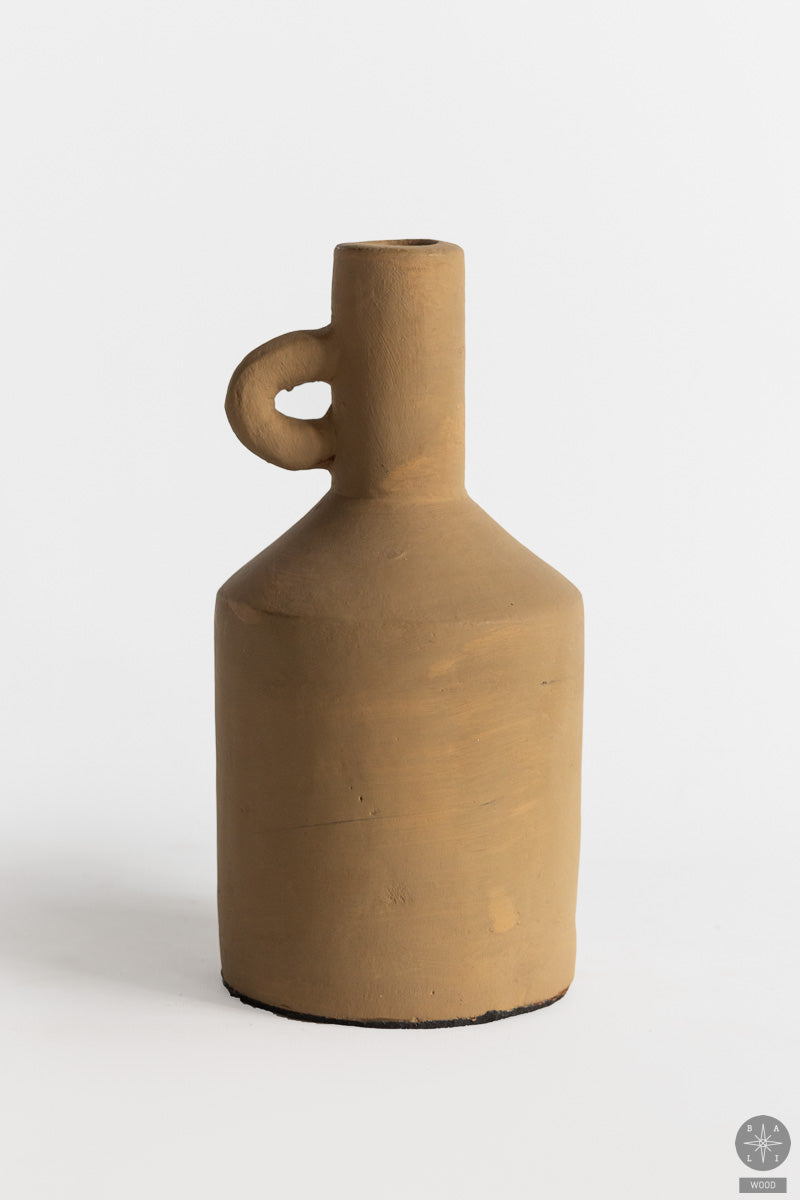 Decorative terracotta vase