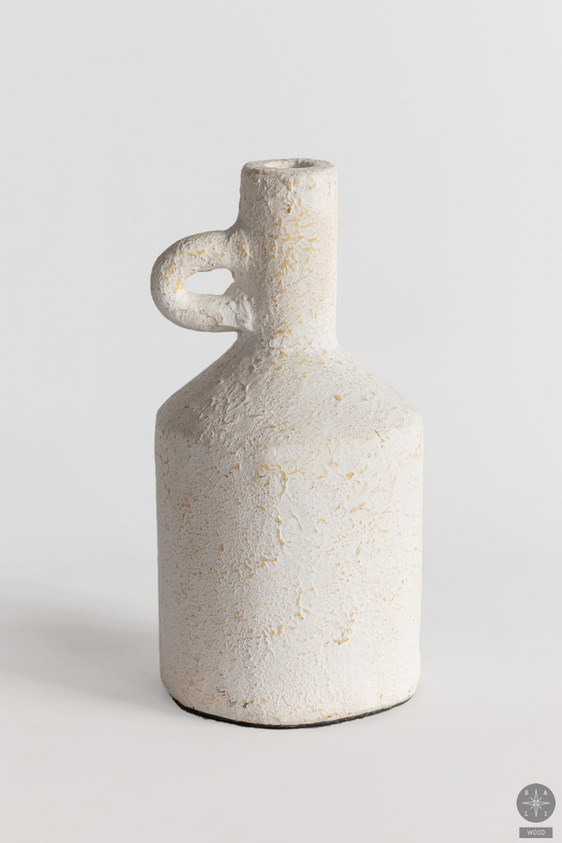 Decorative terracotta vase 