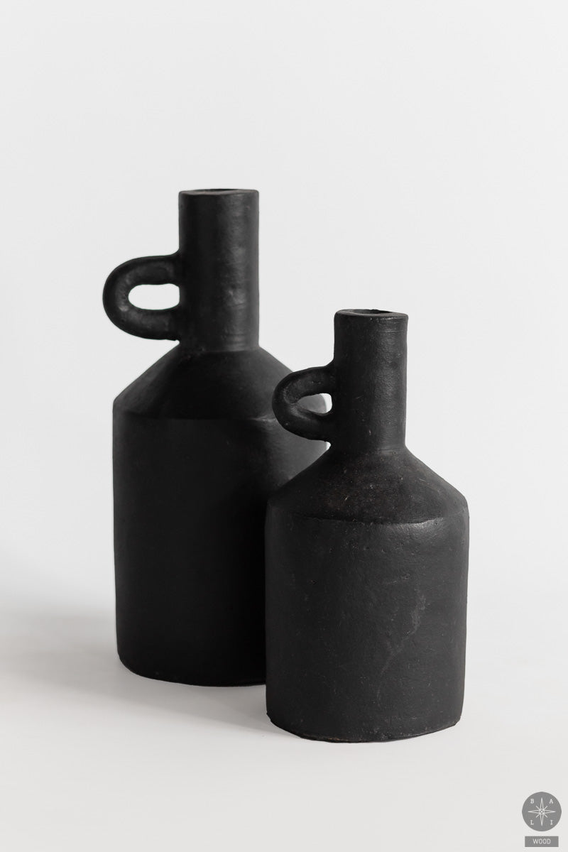 Decorative terracotta vase