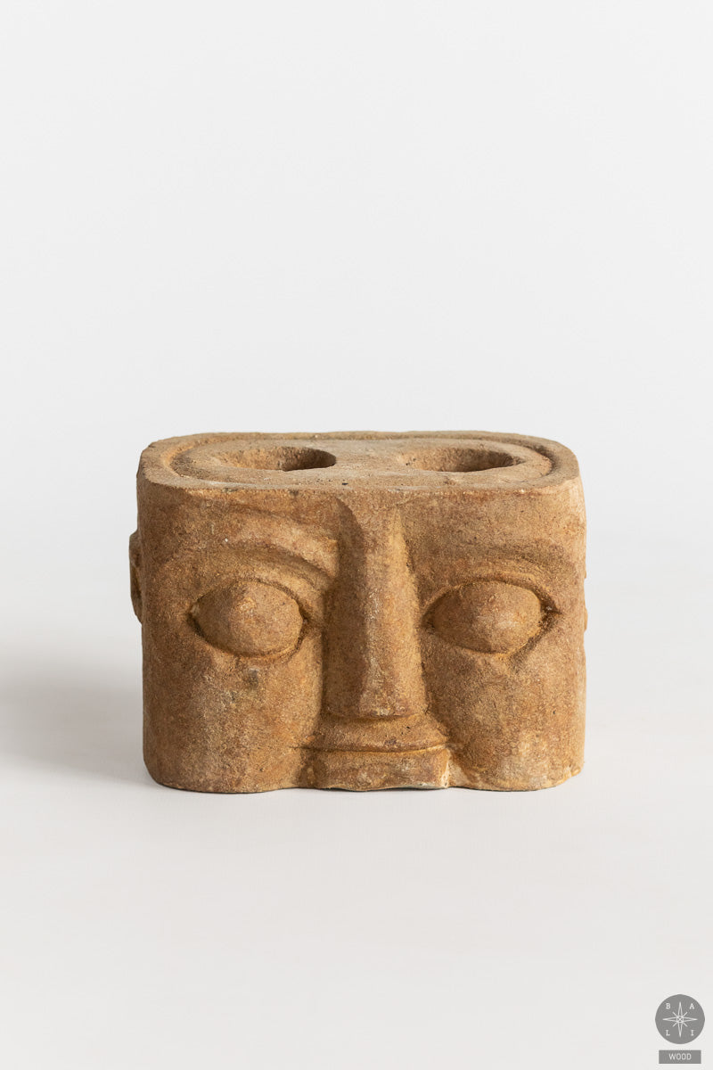 Fossil candle holder