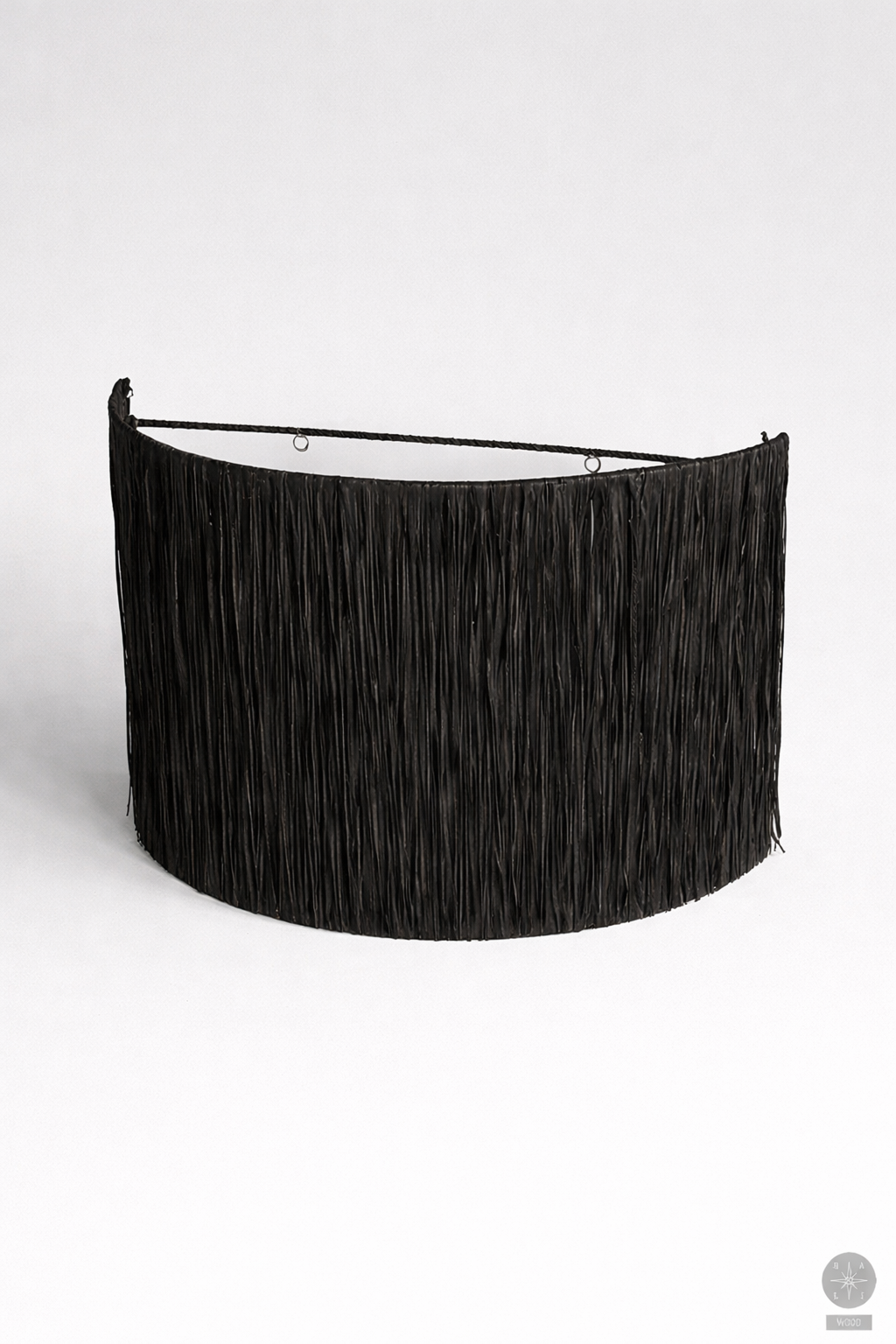 Raffia wall lamp shade