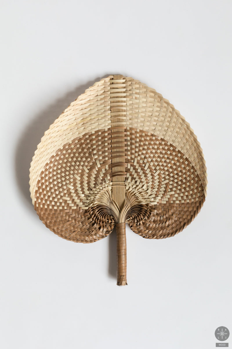 Palm leaf fan