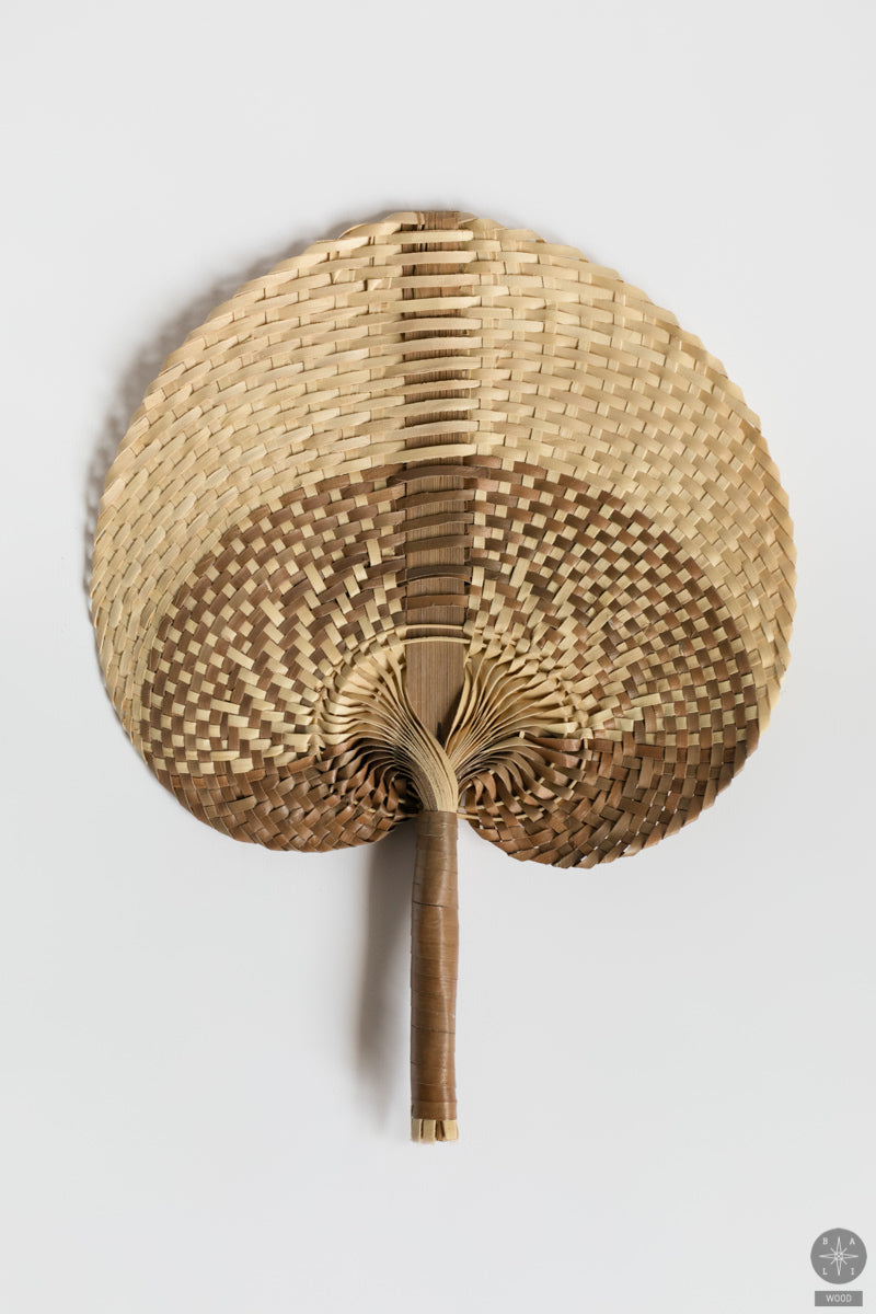 Palm leaf fan