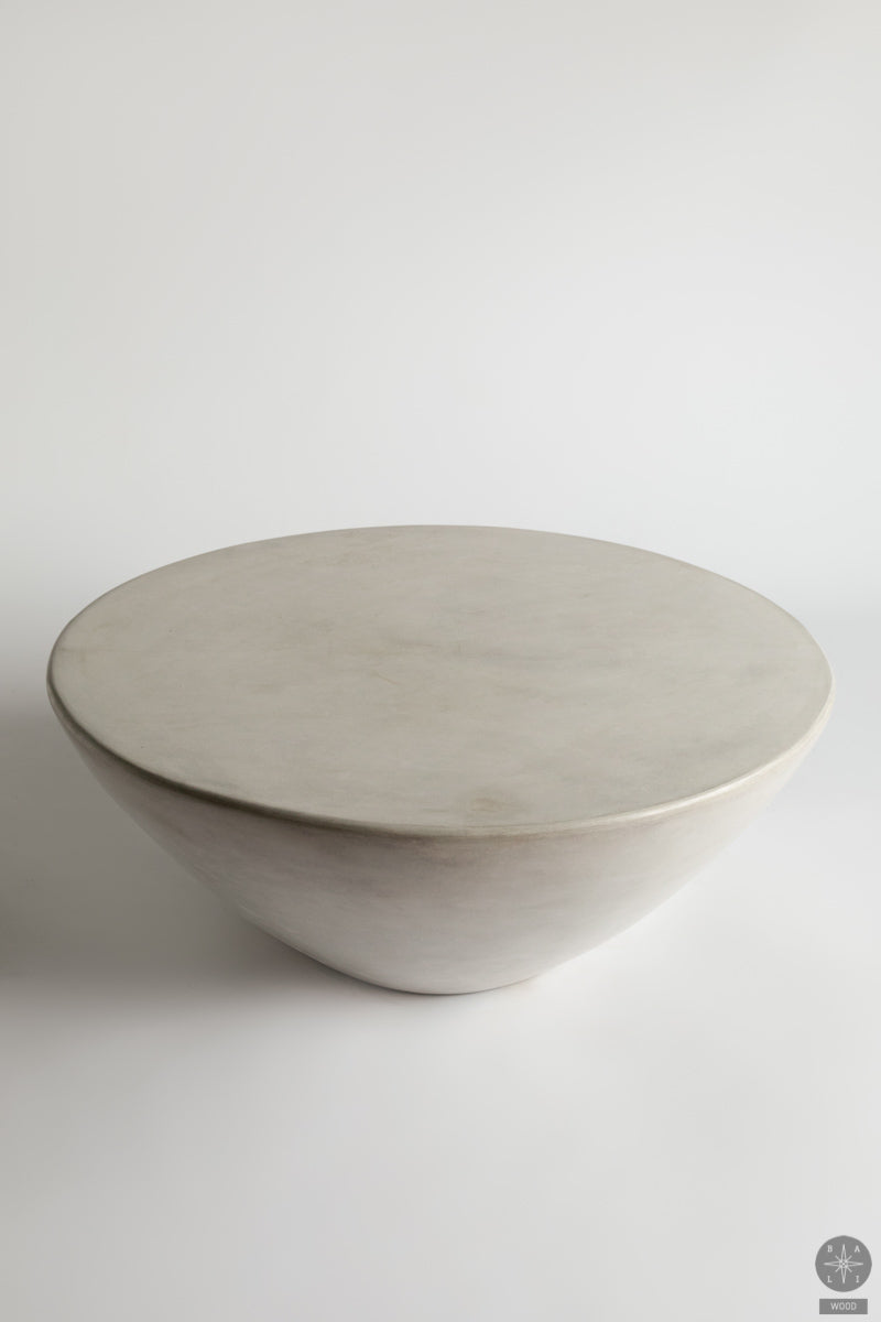 Concrete coffee table