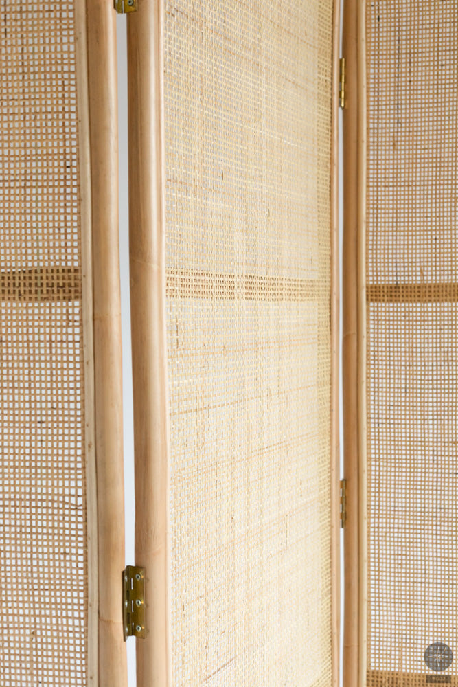 Rattan room divider 