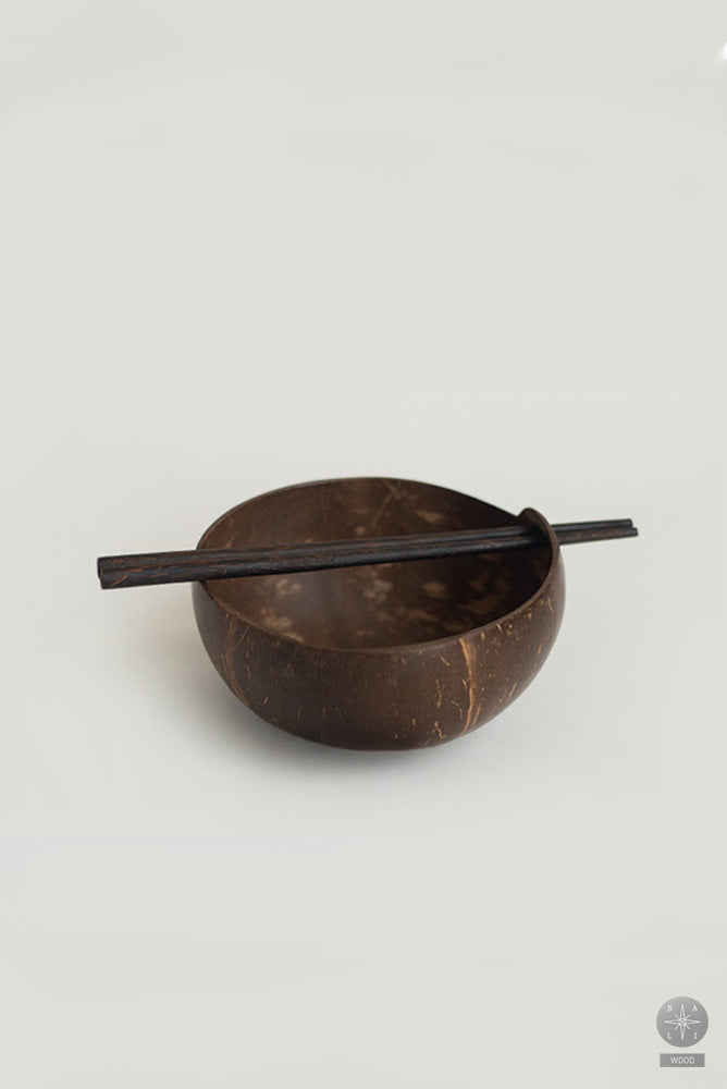 Bowl with chopsticks