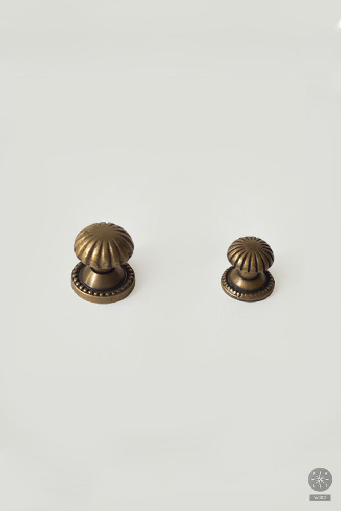 Brass knobs
