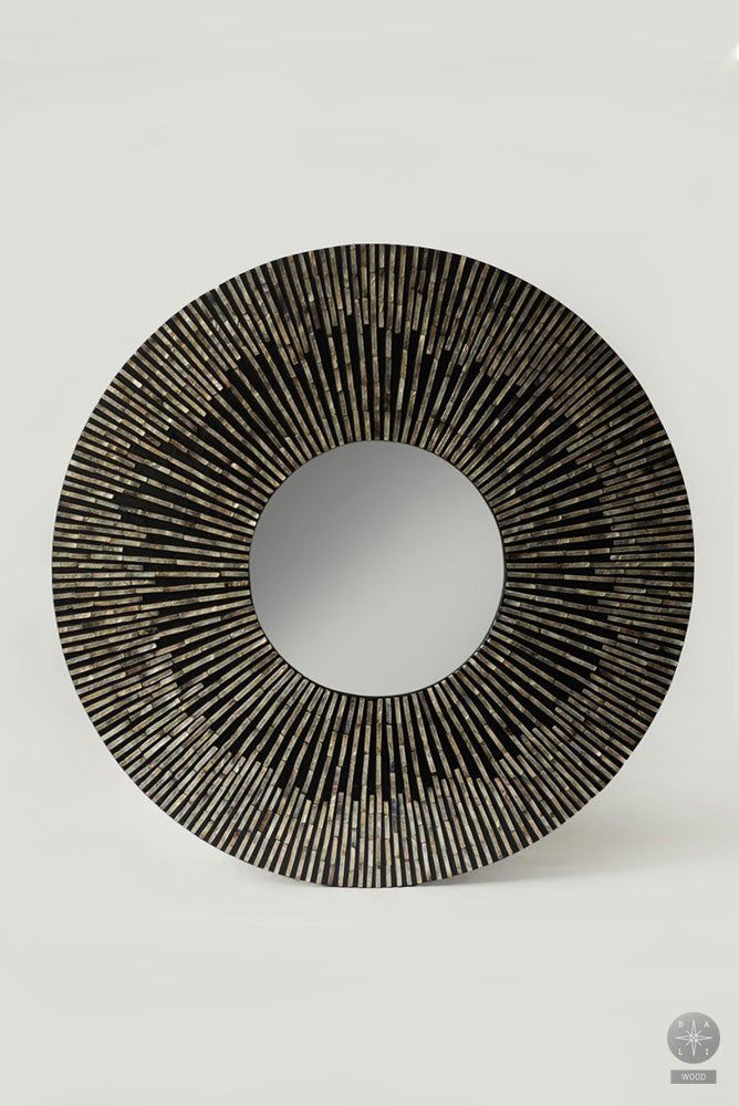 Mirror made of shells