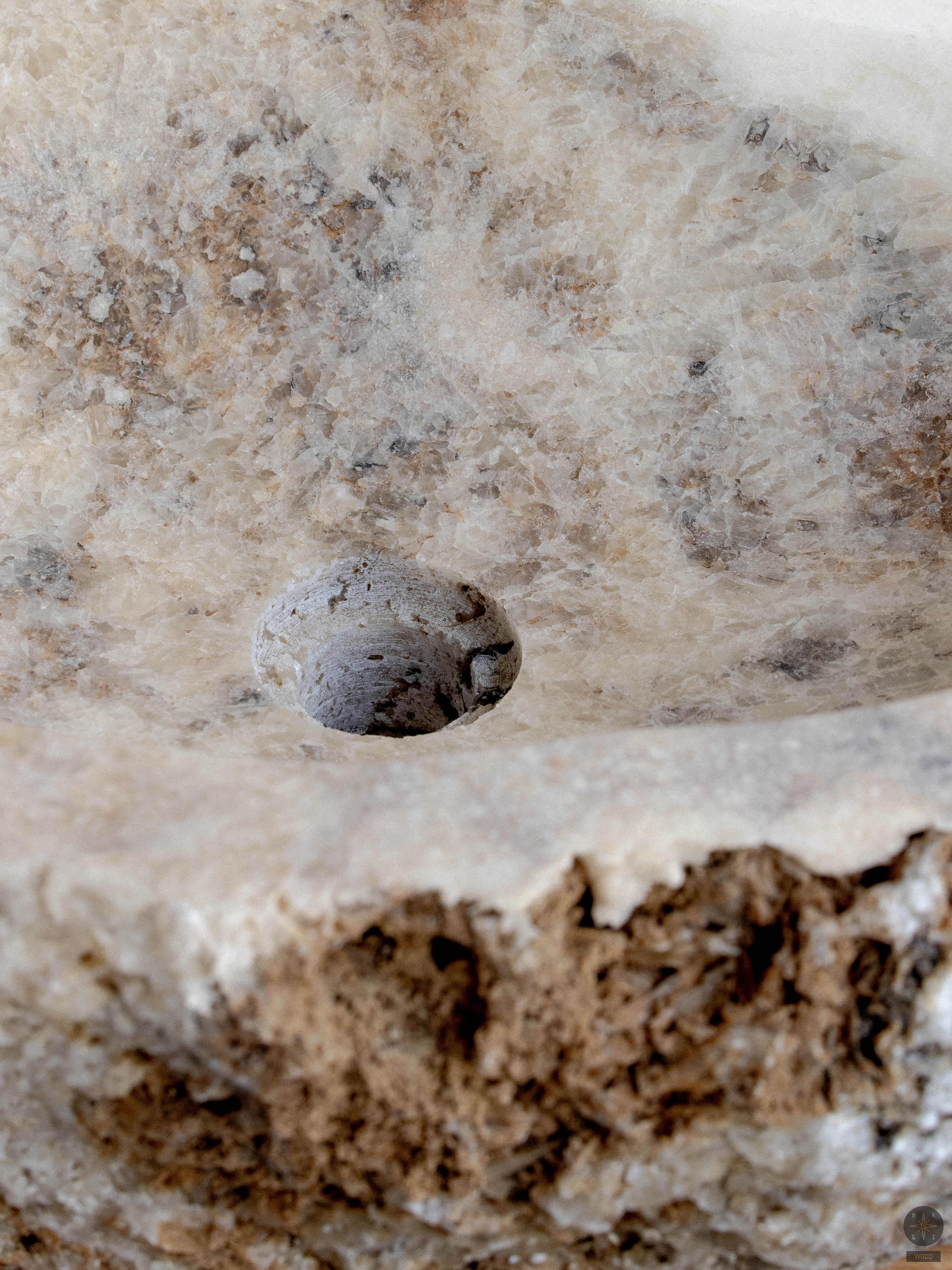 Onyx stone sink