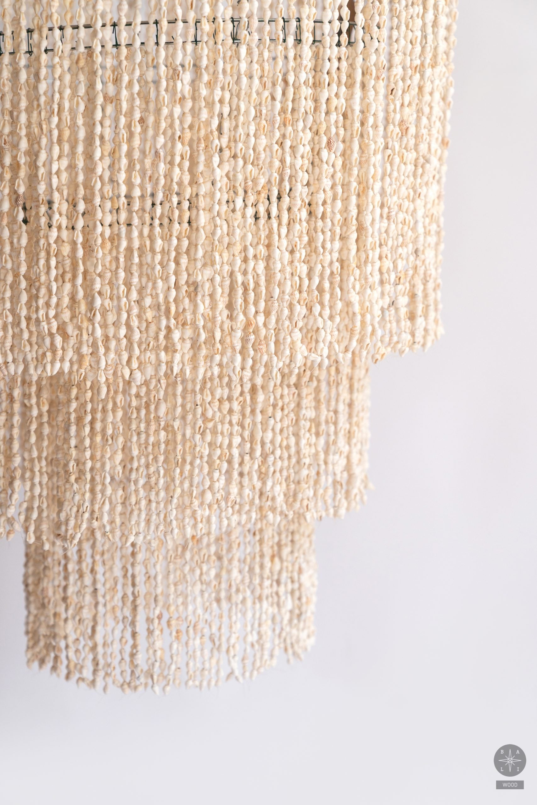 Chandelier made of shells