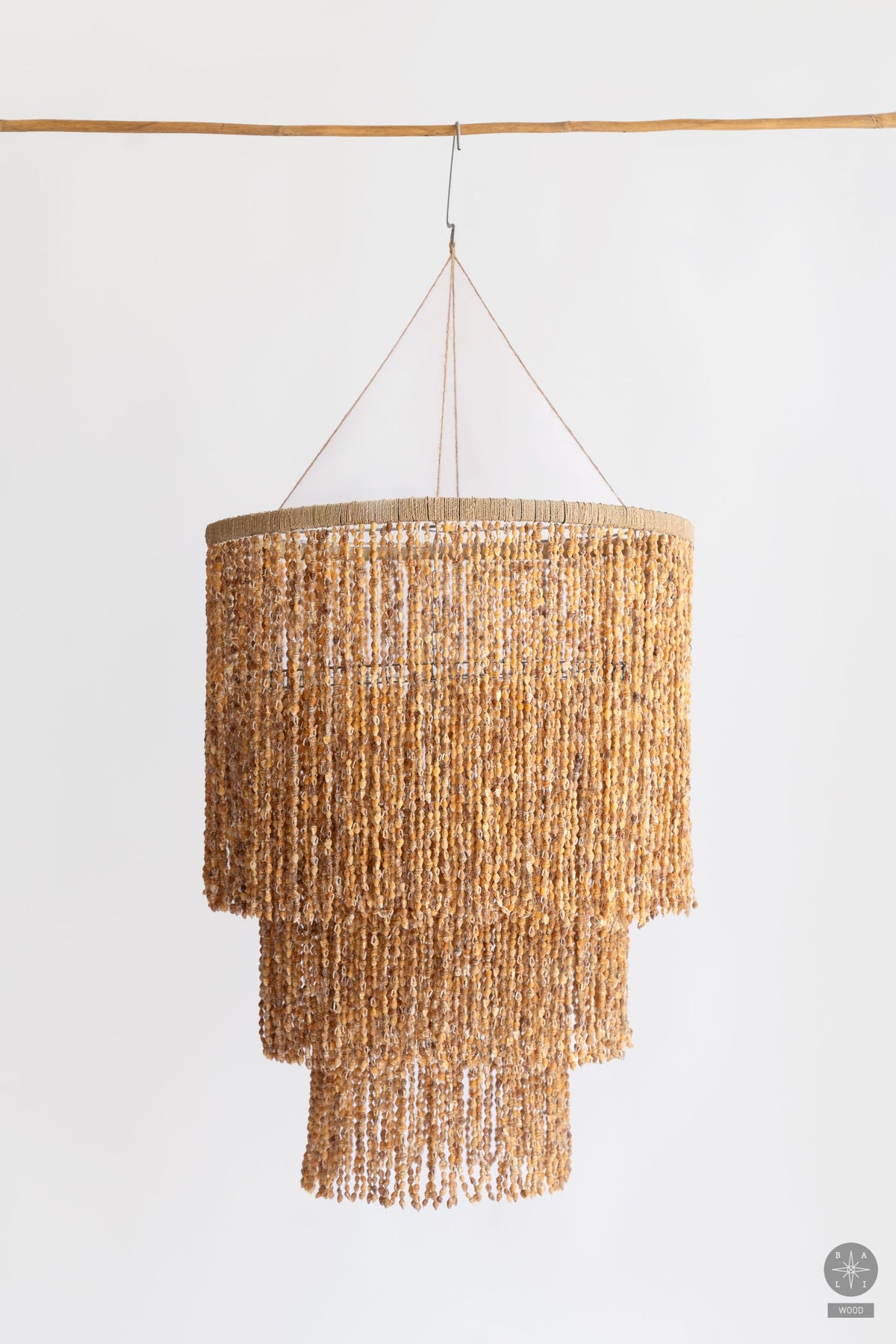 Chandelier made of shells