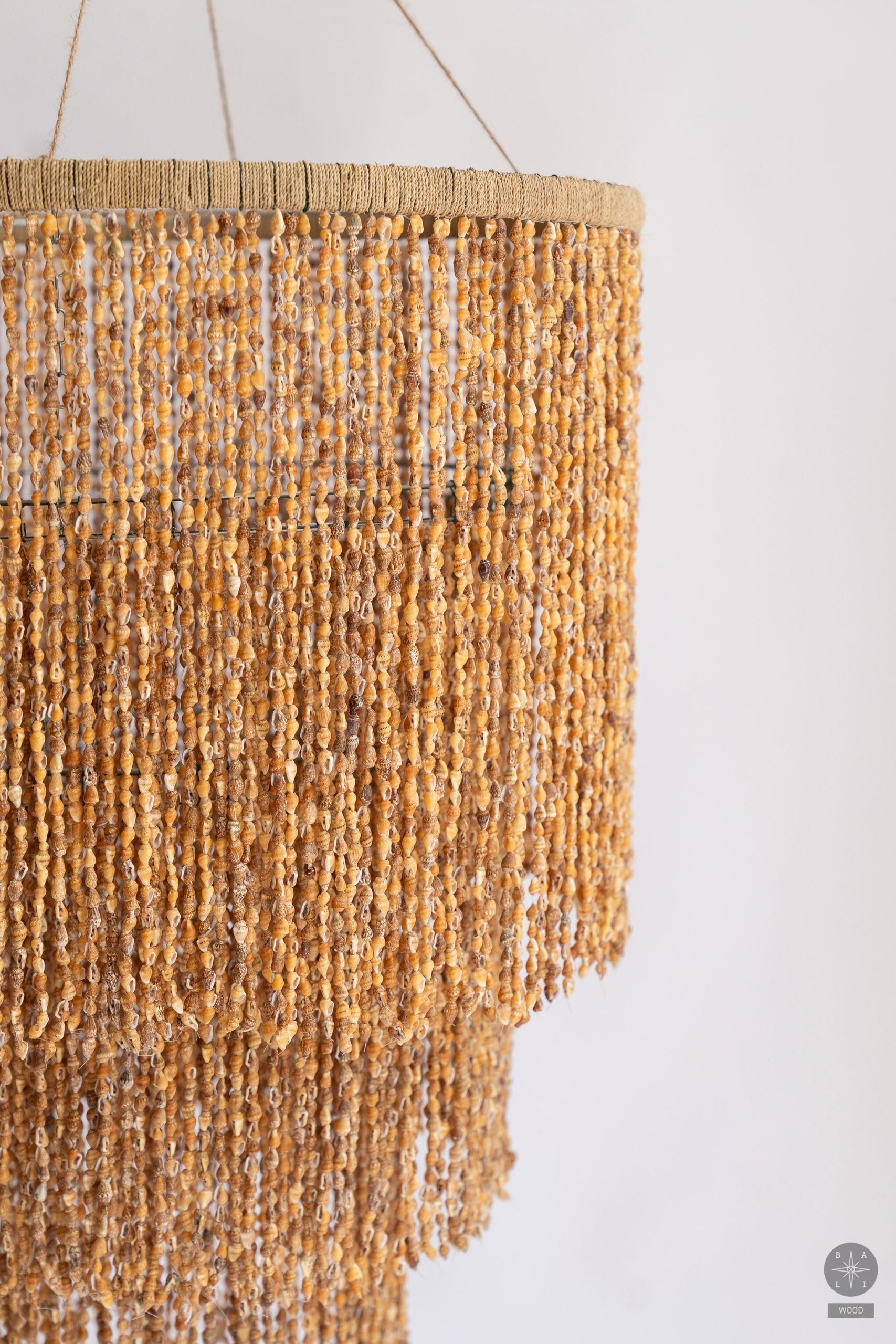 Chandelier made of shells