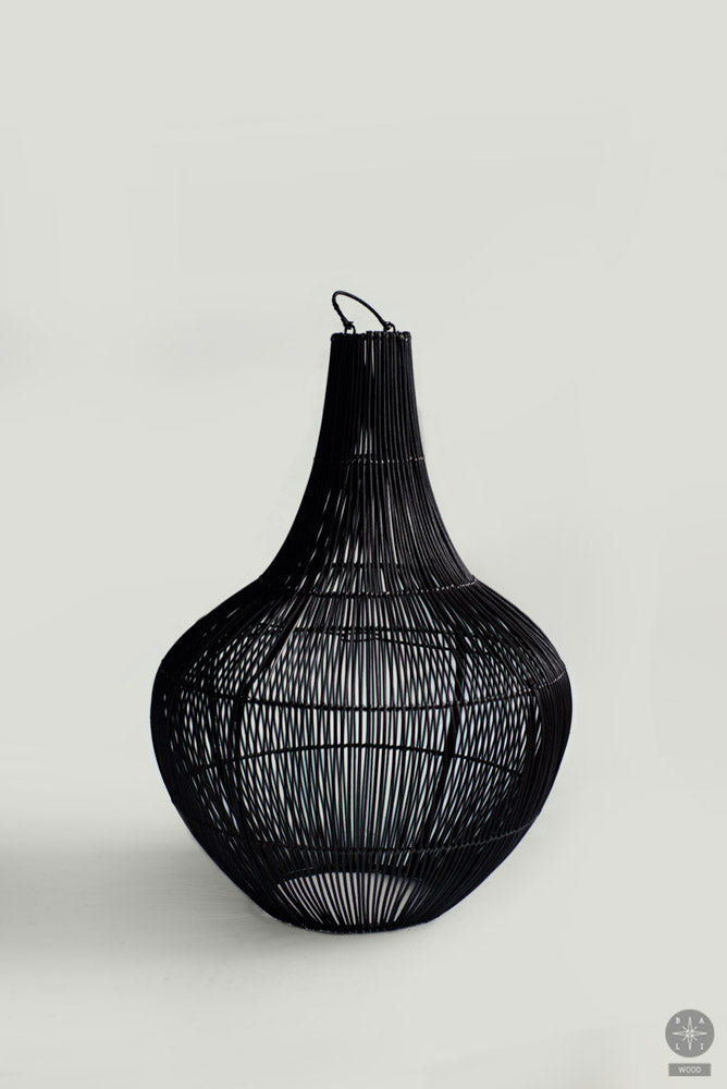 Rattan lampshade