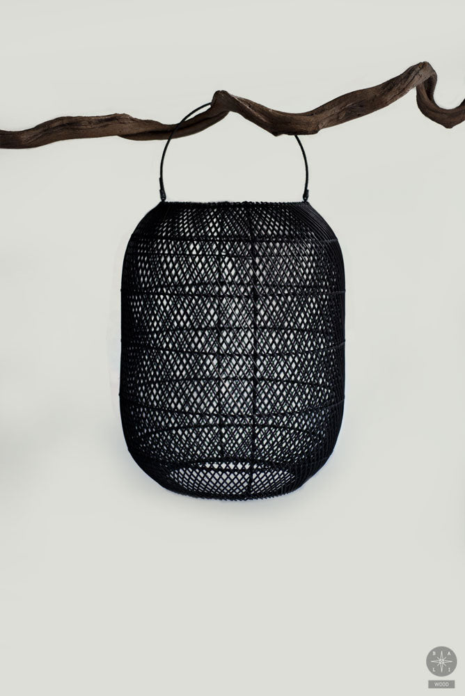 Japanese-style lampshade made of rattan