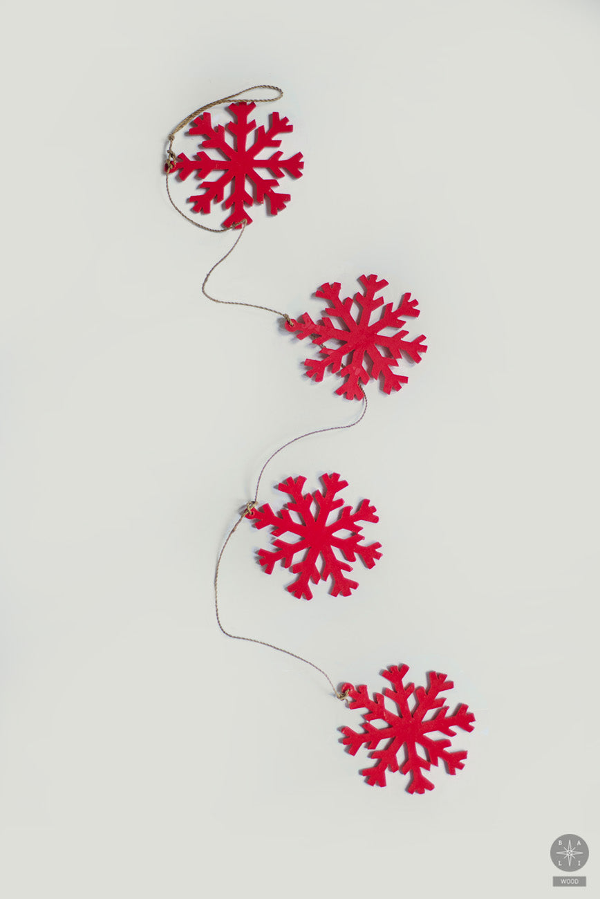 Christmas garland 'Snowflakes'