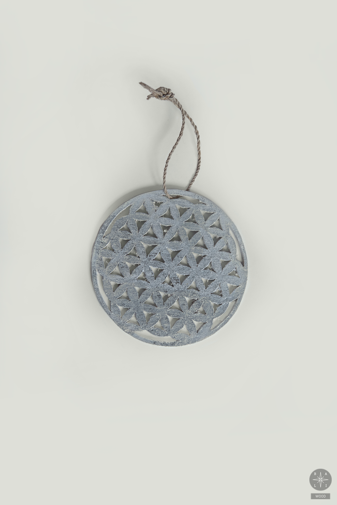 Wooden hanging Christmas toy 'Mandala'