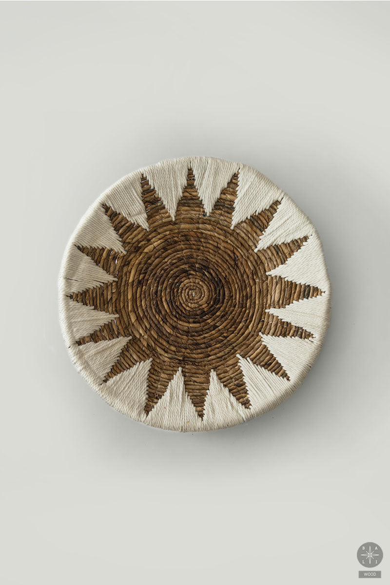 Wicker plate - wall decoration