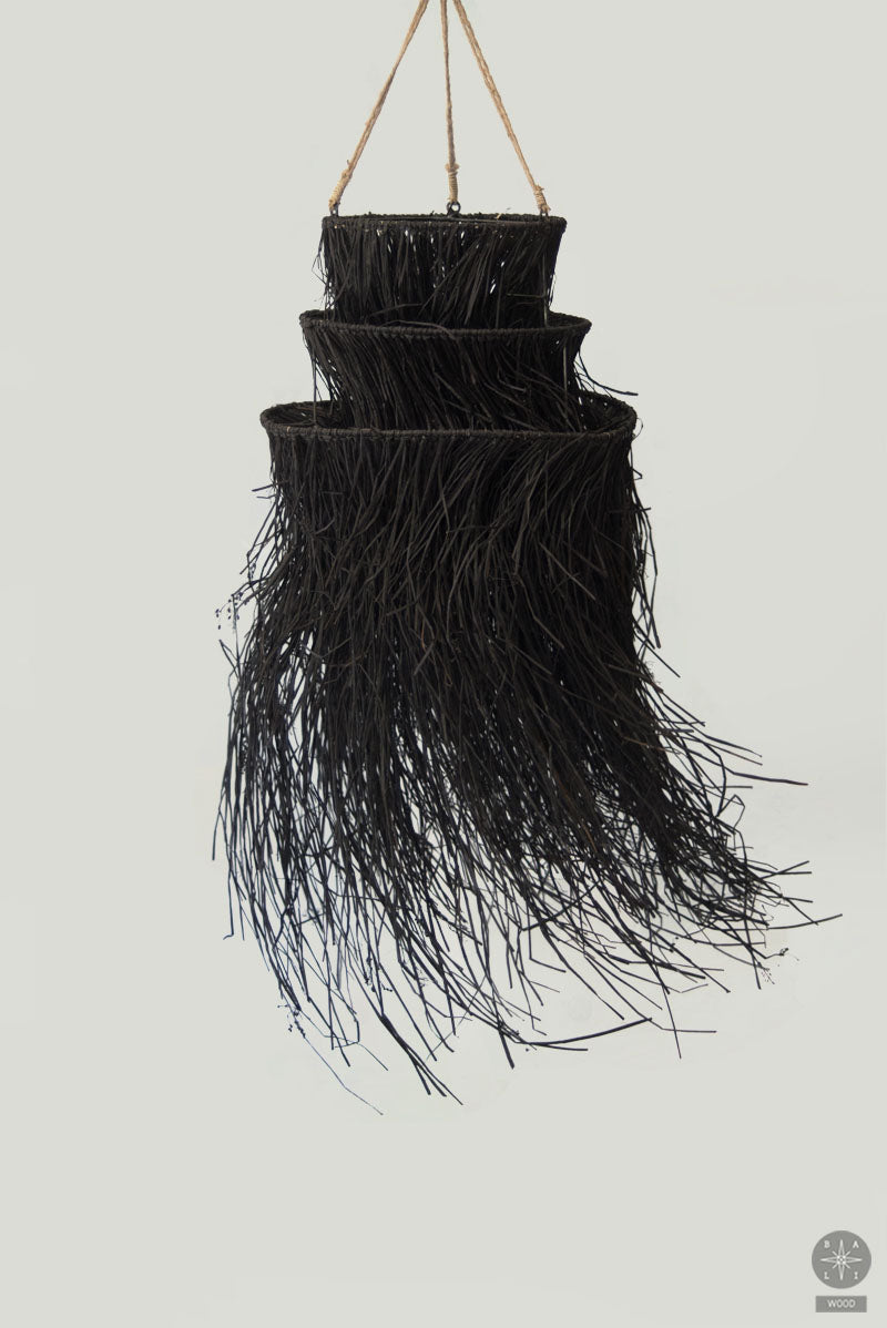Seagrass lampshade