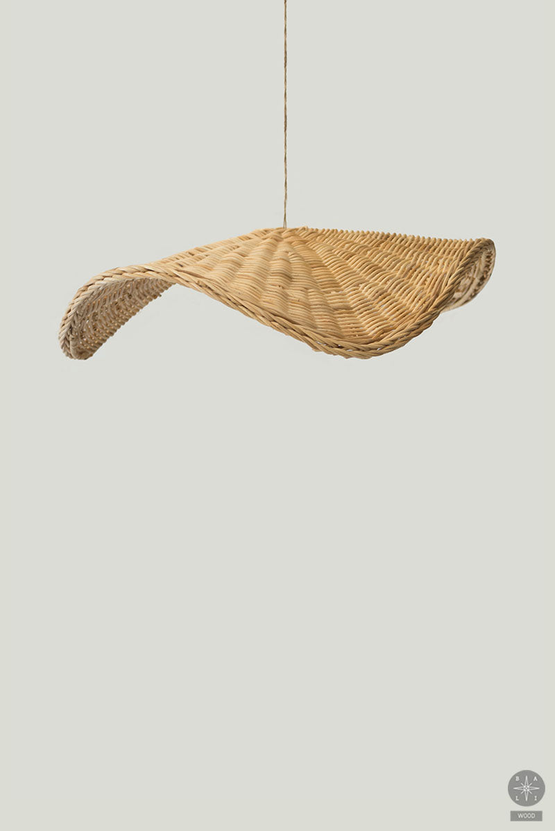 Rattan lampshade