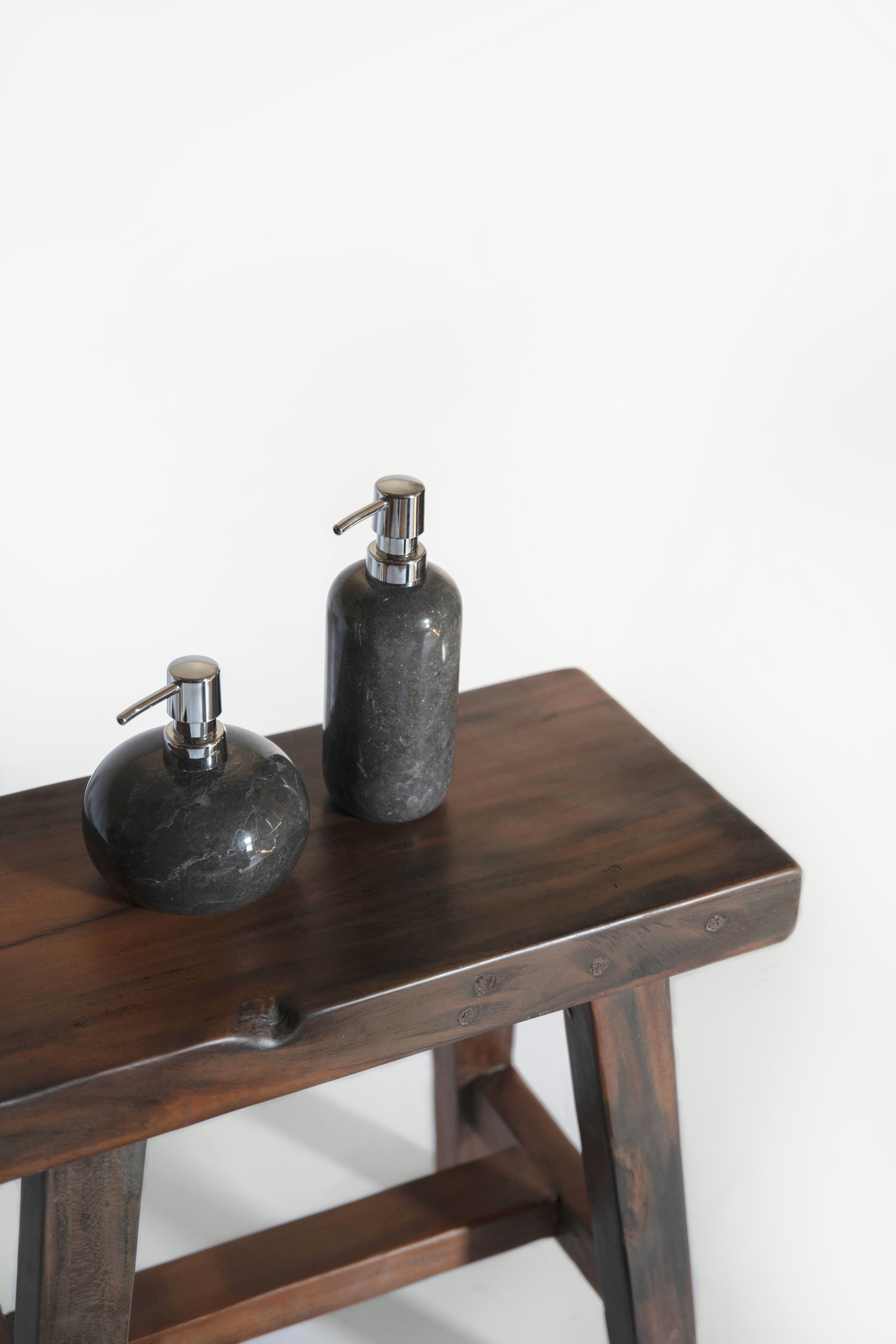 Marble liquid soap dispenser