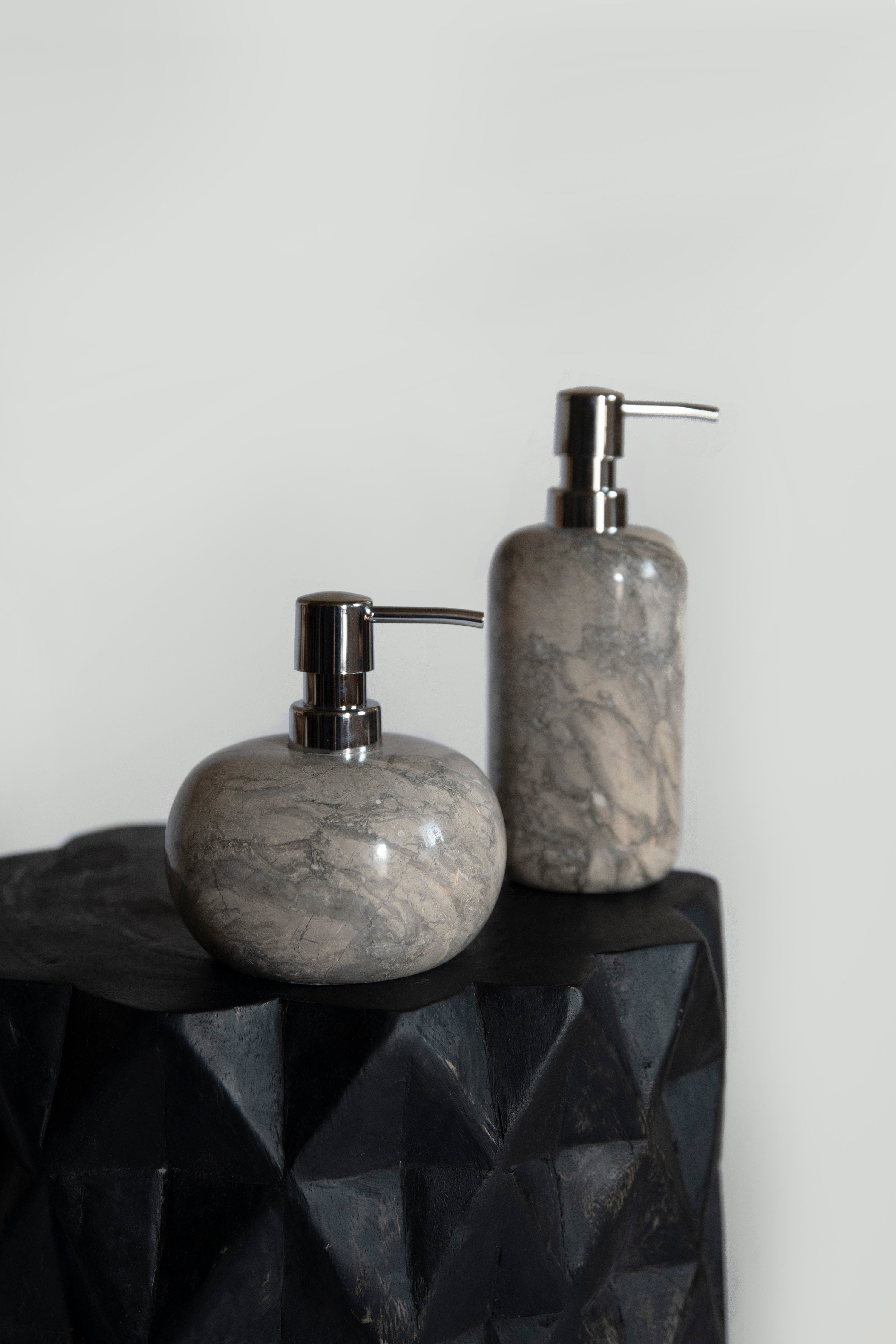 Marble liquid soap dispenser