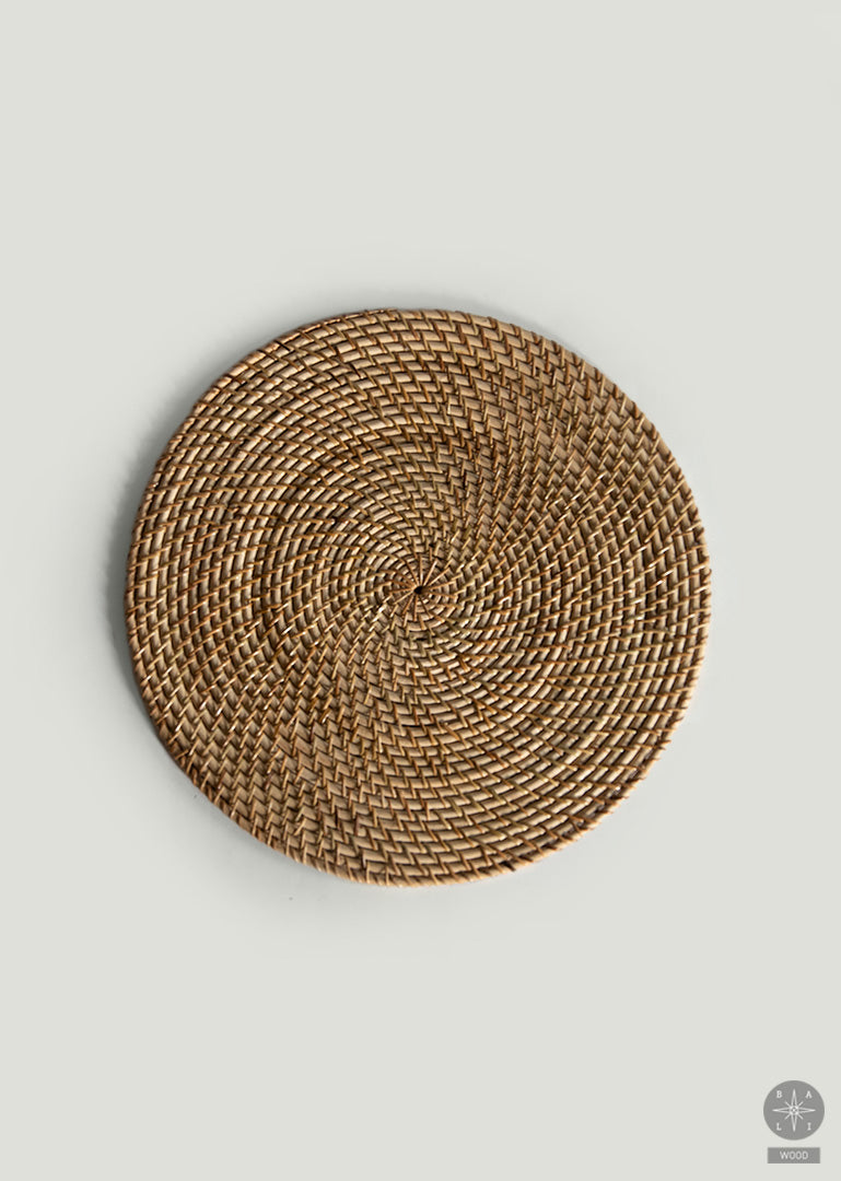 Rattan coaster
