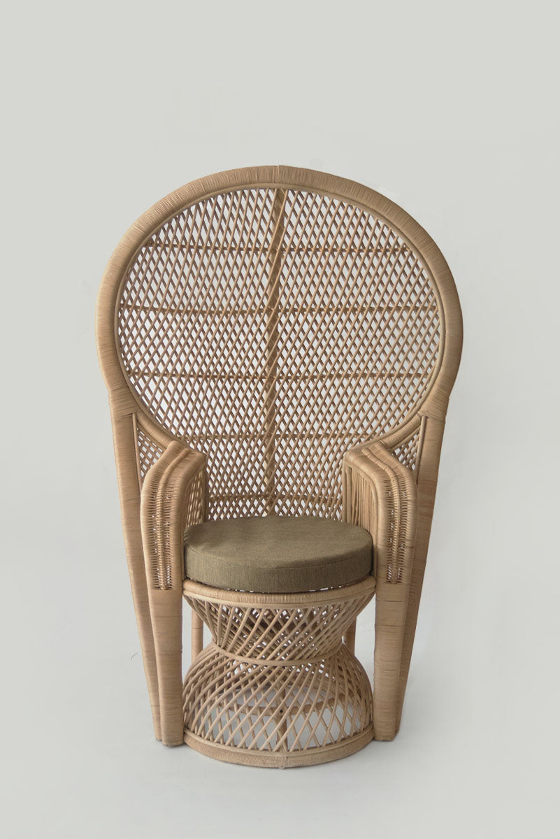 Peacock rattan chair