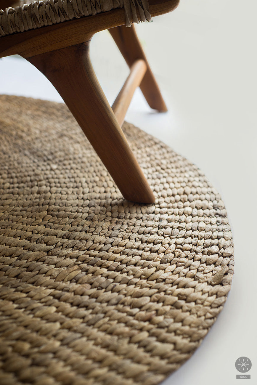 Carpet from hyacinth