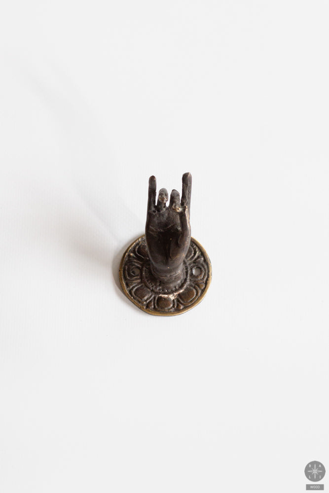 Brass knob - namaste