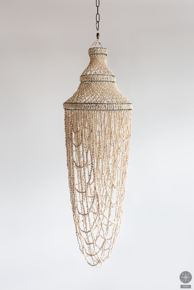 Chandelier made of shells