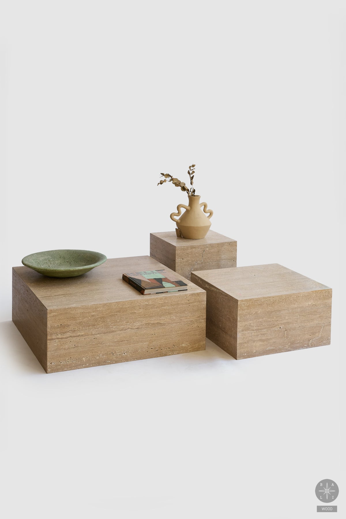 Travertine table